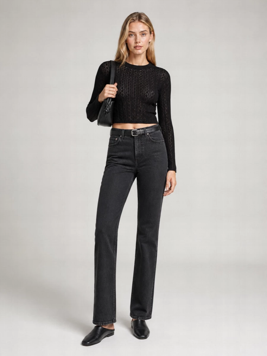 Loulou Studio Fine-Knit Crew-Neck Sweater
