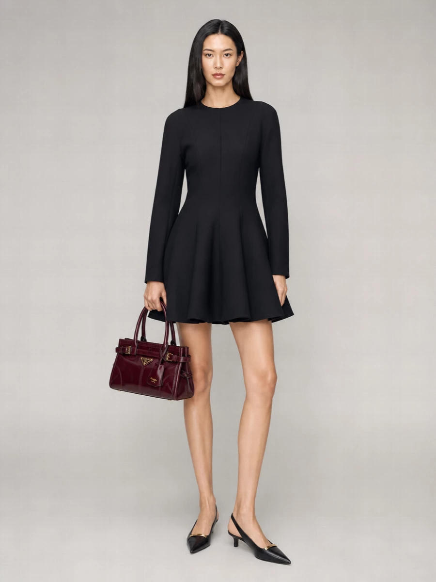 Prada Bonnie Mini Leather Shoulder Bag
