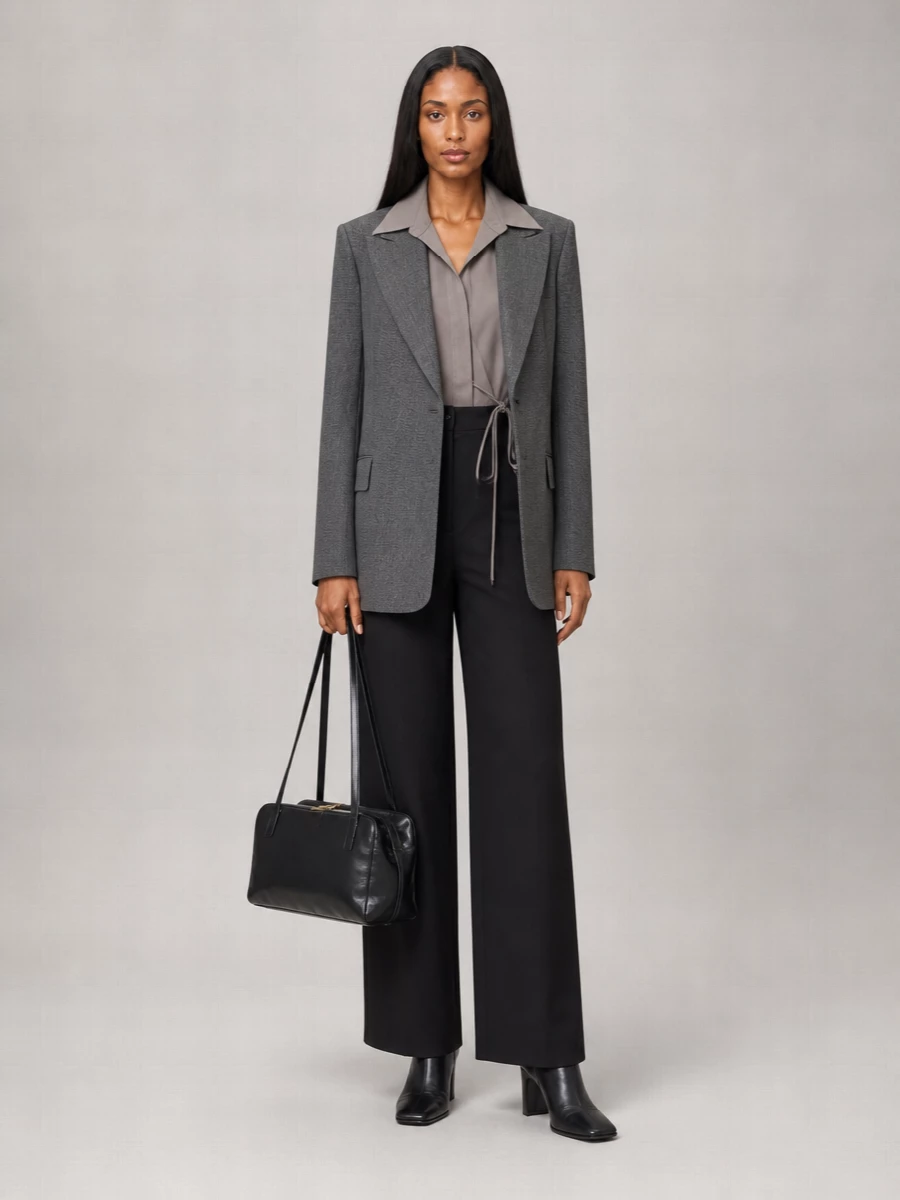 Jil Sander Wool Double-Breasted Blazer