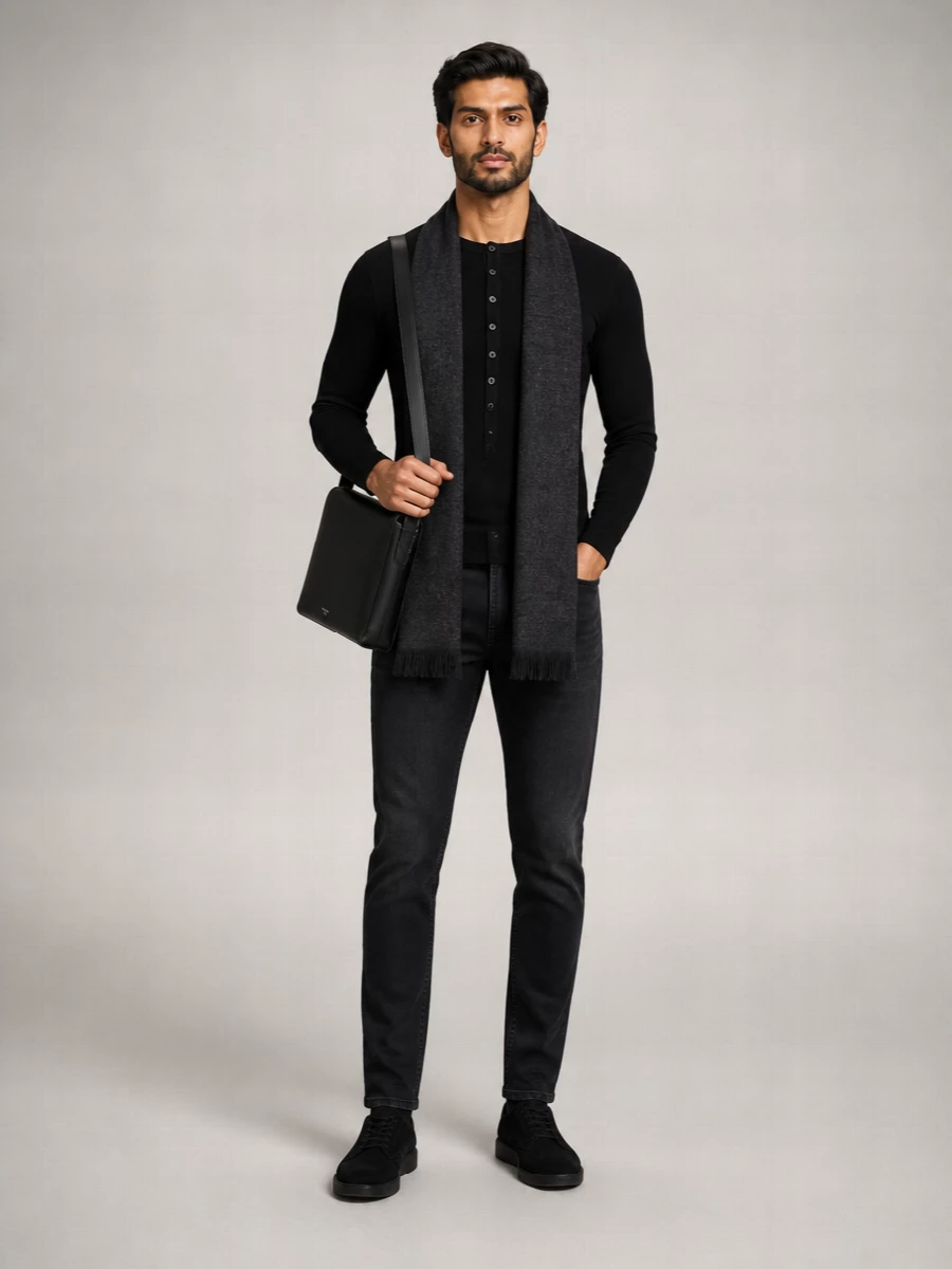 Dolce&Gabbana ribbed slim-fit long-sleeve henley t-shirt