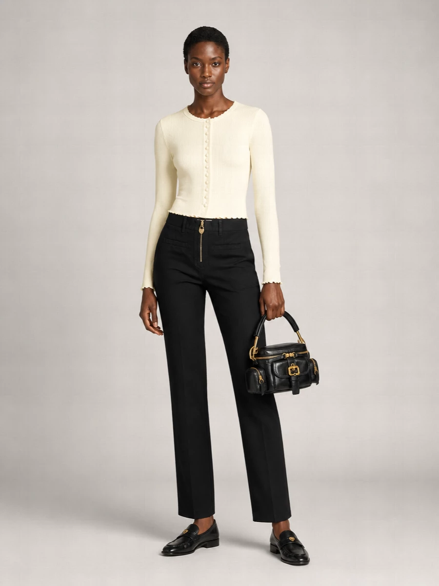 Chloé Leather Letti Loafers