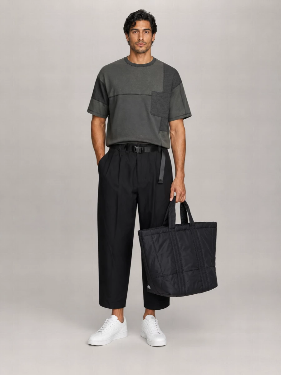 Comme Des Garçons Homme Cotton Wide-Leg Relaxed-Fit Trousers