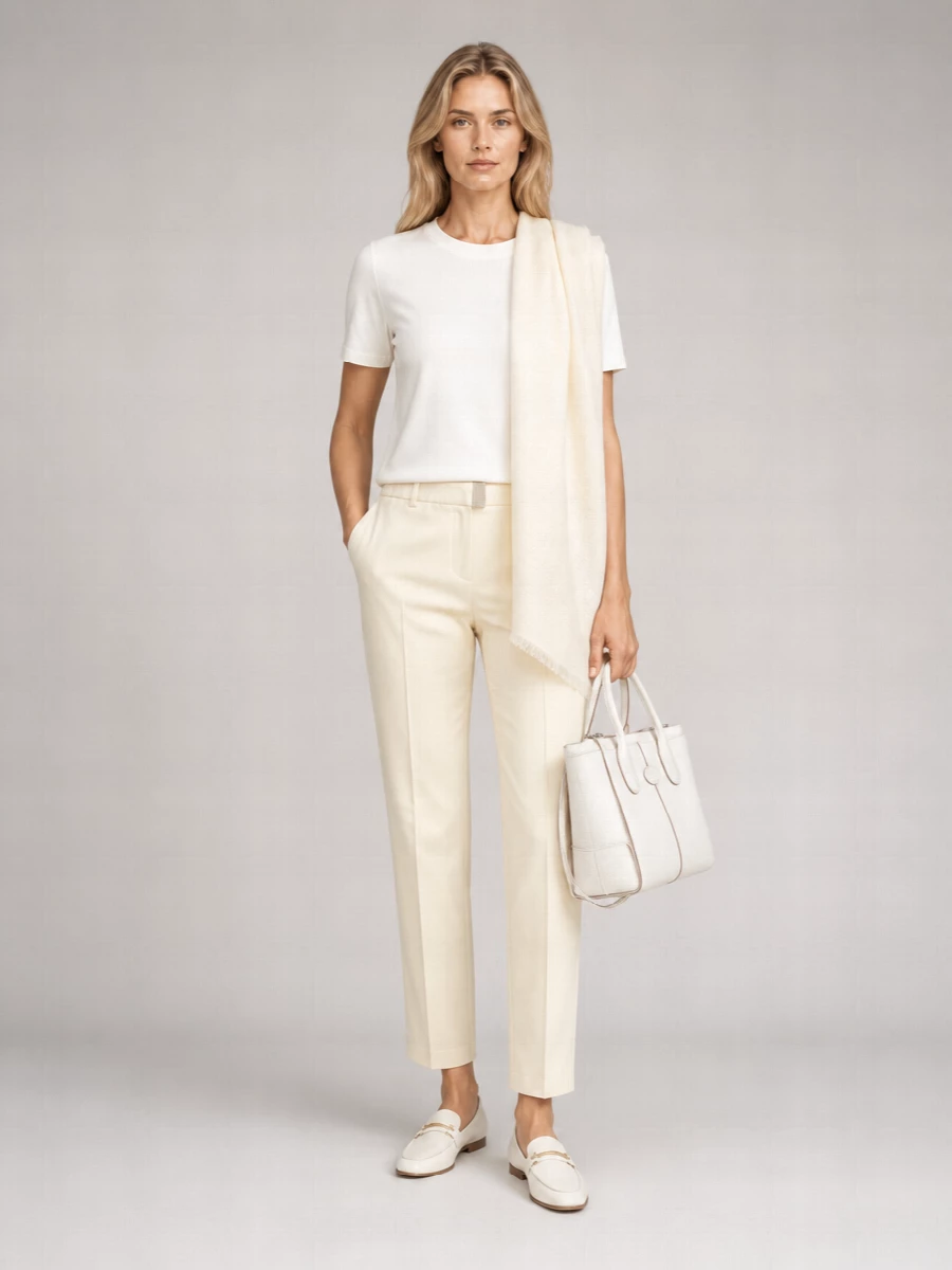 Fabiana Filippi Cotton Short-Sleeve T-Shirt