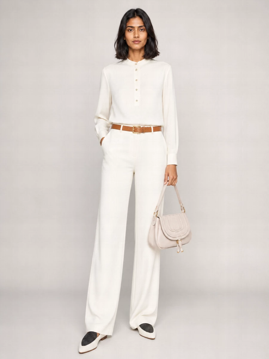 Chloé High-Rise Wide-Leg Jeans