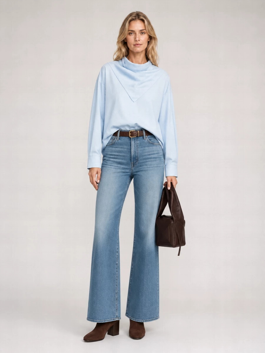Mother Stretch Denim The Hustler Roller Sneak Jeans