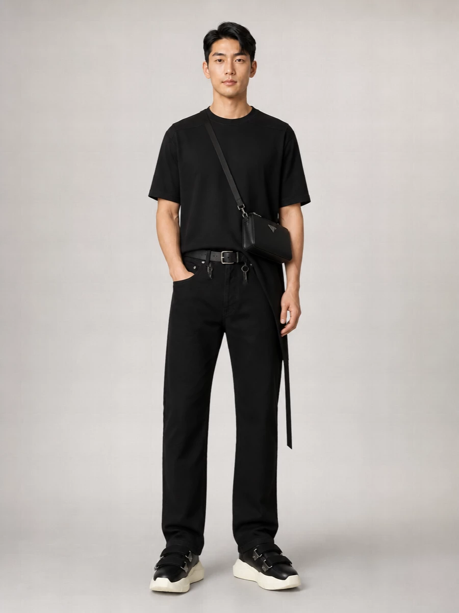 Rick Owens Drkshdw Denim Straight-Leg Jeans
