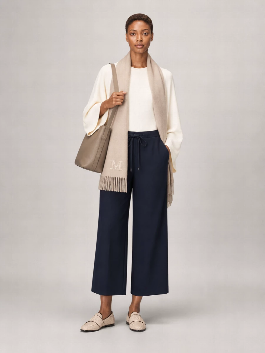 S Max Mara wide-leg loungewear trousers
