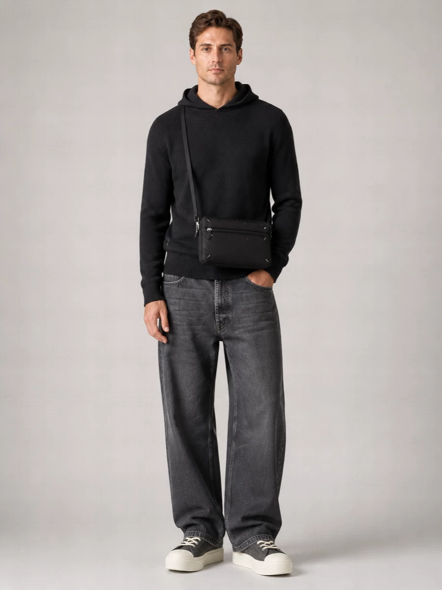 Rick Owens Cashmere Hooded Jacket