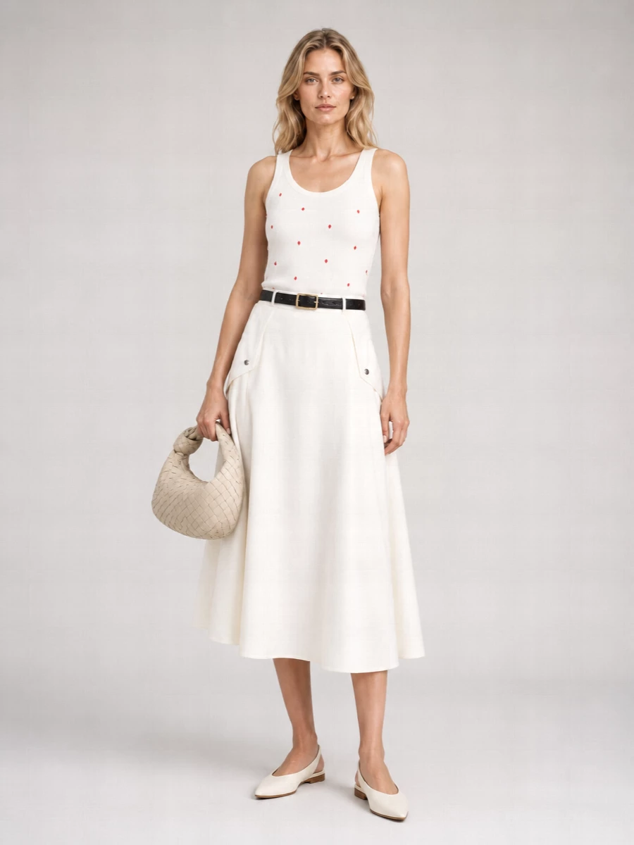 Bottega Veneta Cotton Blend Tank Top