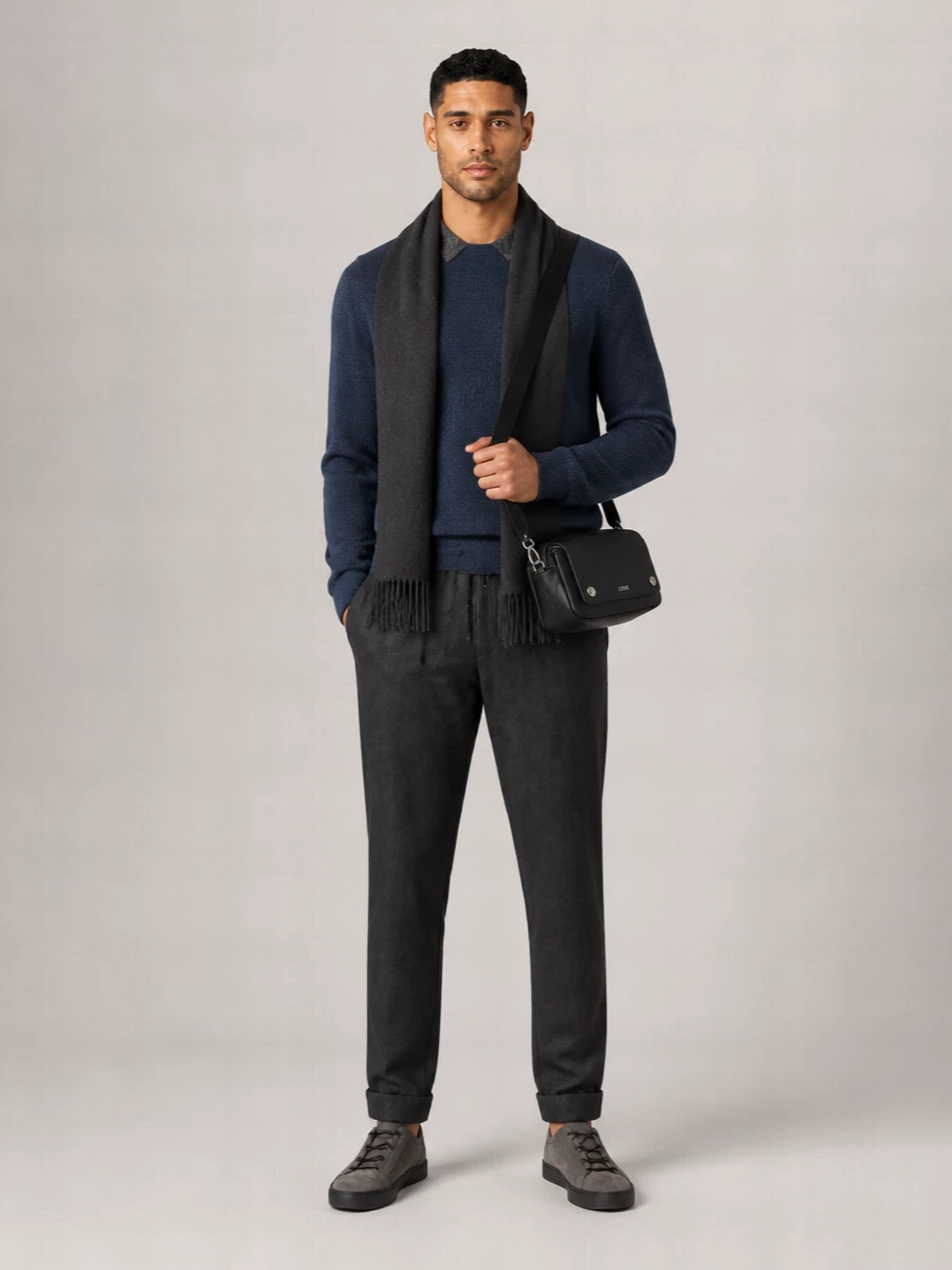 Paul Smith cashmere wool straight-leg trousers