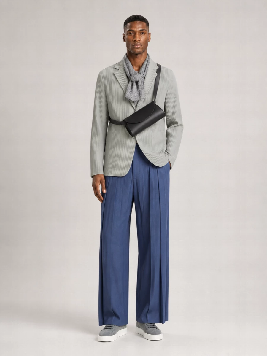 Homme Plisse Issey Miyake Pleated Suit Jacket