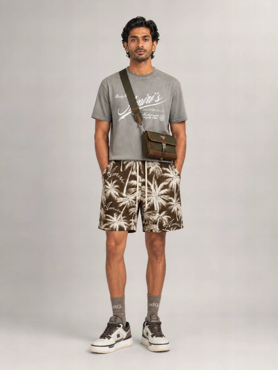 Amiri Printed Swim Shorts