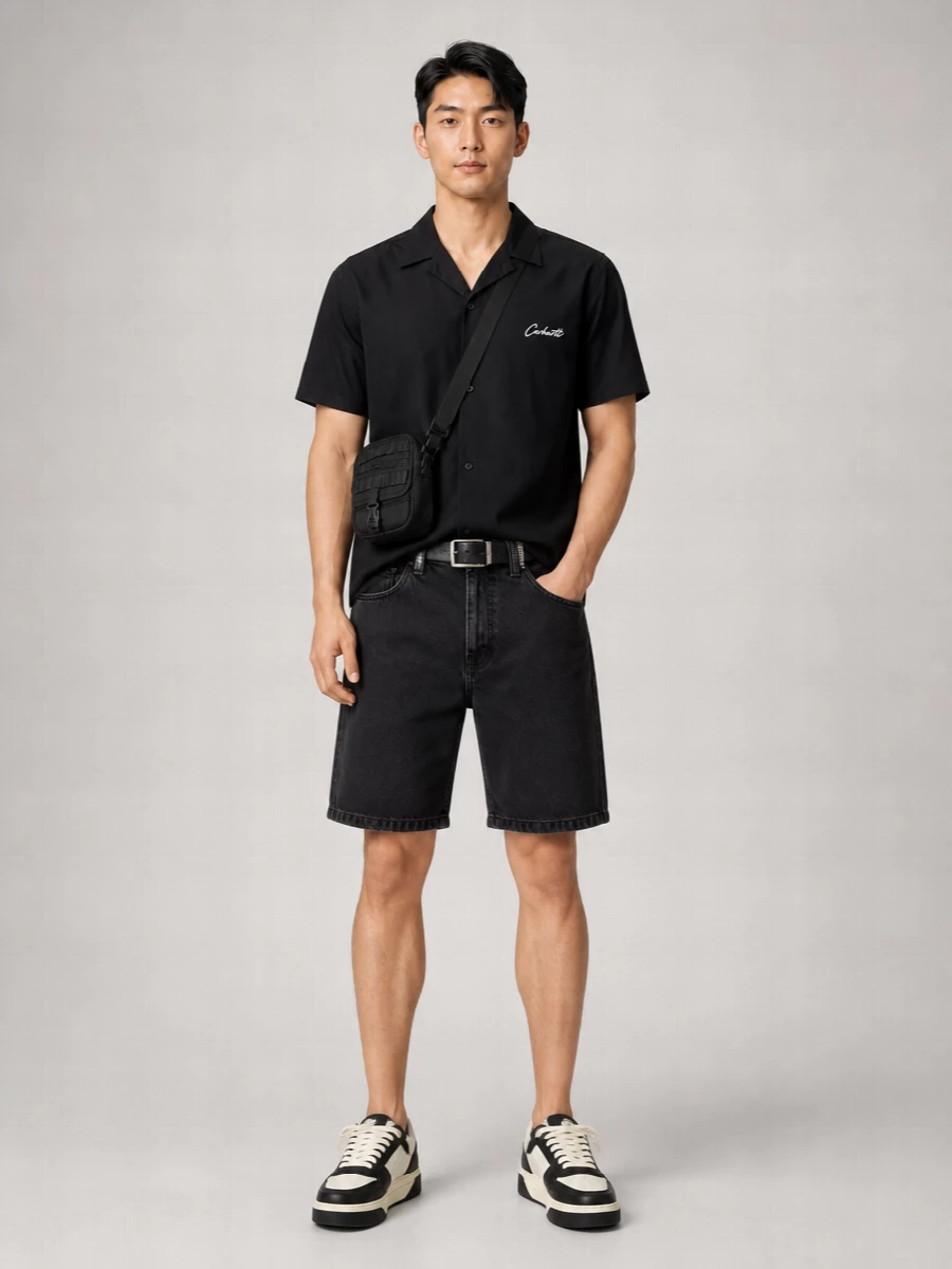 Carhartt Wip Collar Camp Sleeves Short