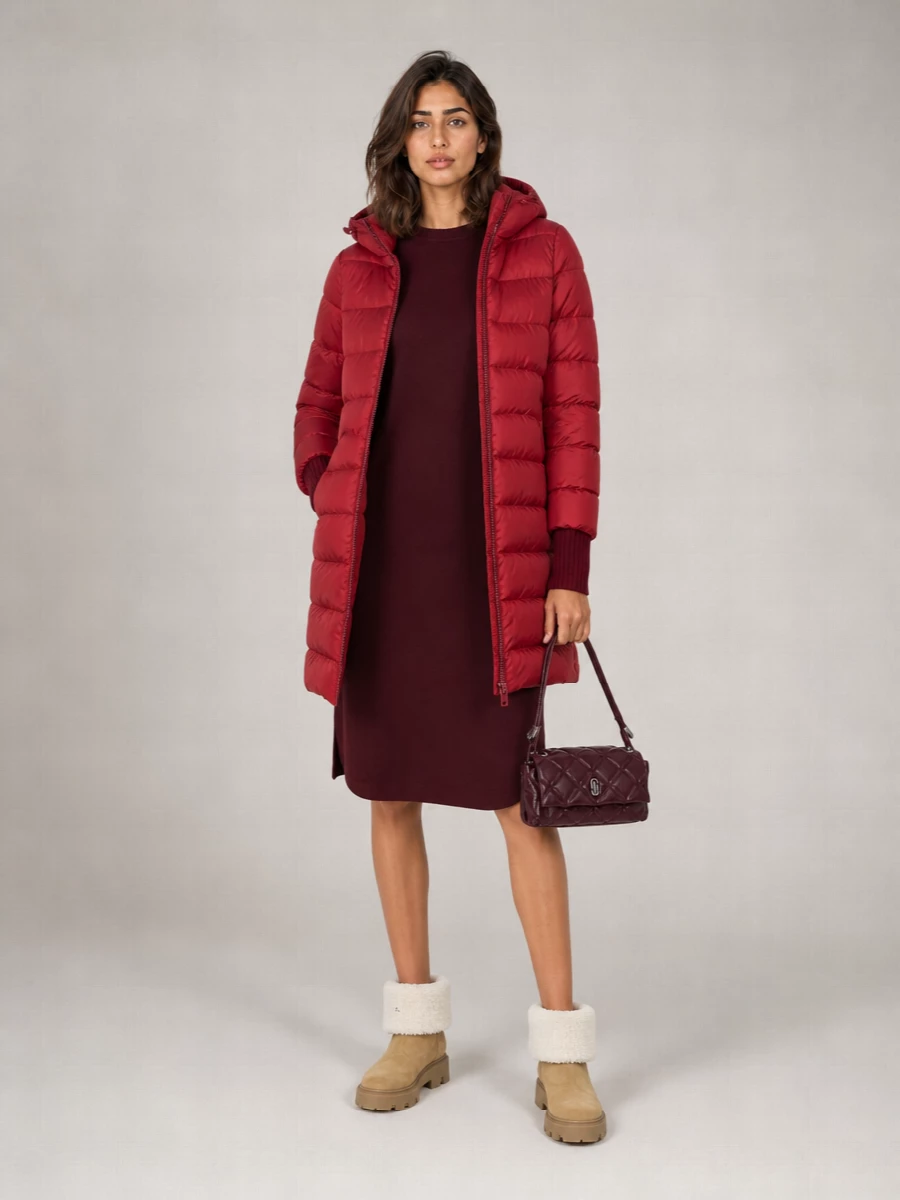 Herno Down Hooded Zip-Up Puffer Jacket