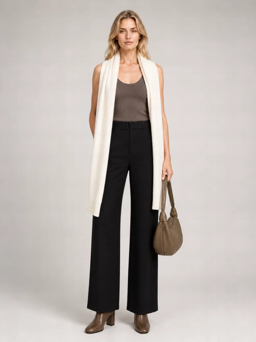 Lemaire Silk Ribbed Sleeveless Tank Top
