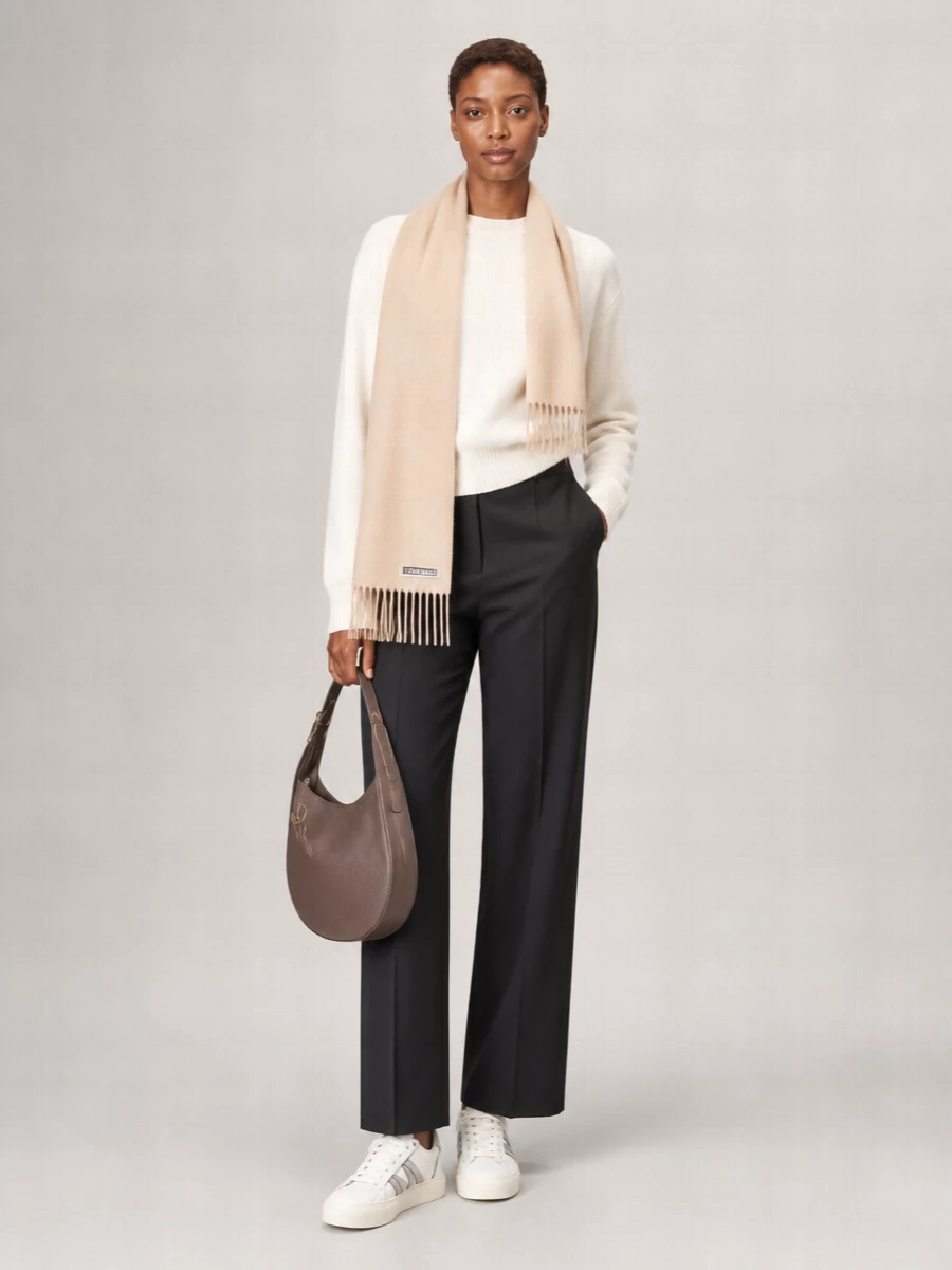 Loulou Studio Wool Cashmere Ribbed Crew Neck Sweater