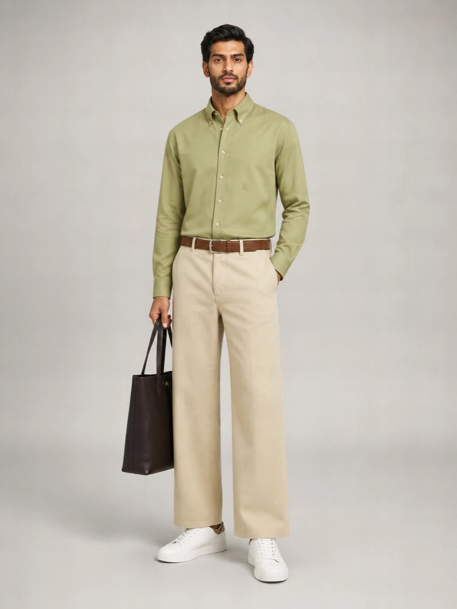 Burberry Cotton Oversized Oxford Shirt