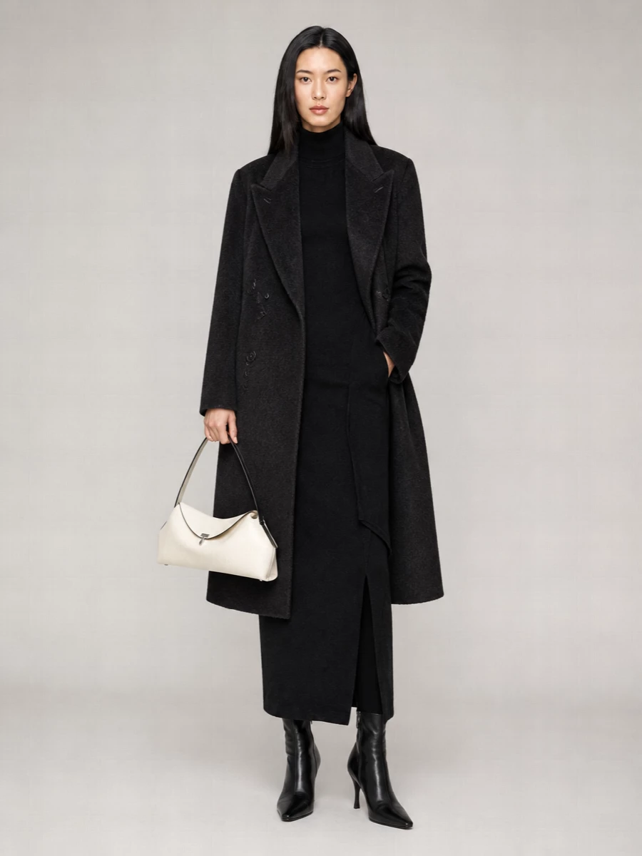 Totême Grained Leather Shoulder Bag