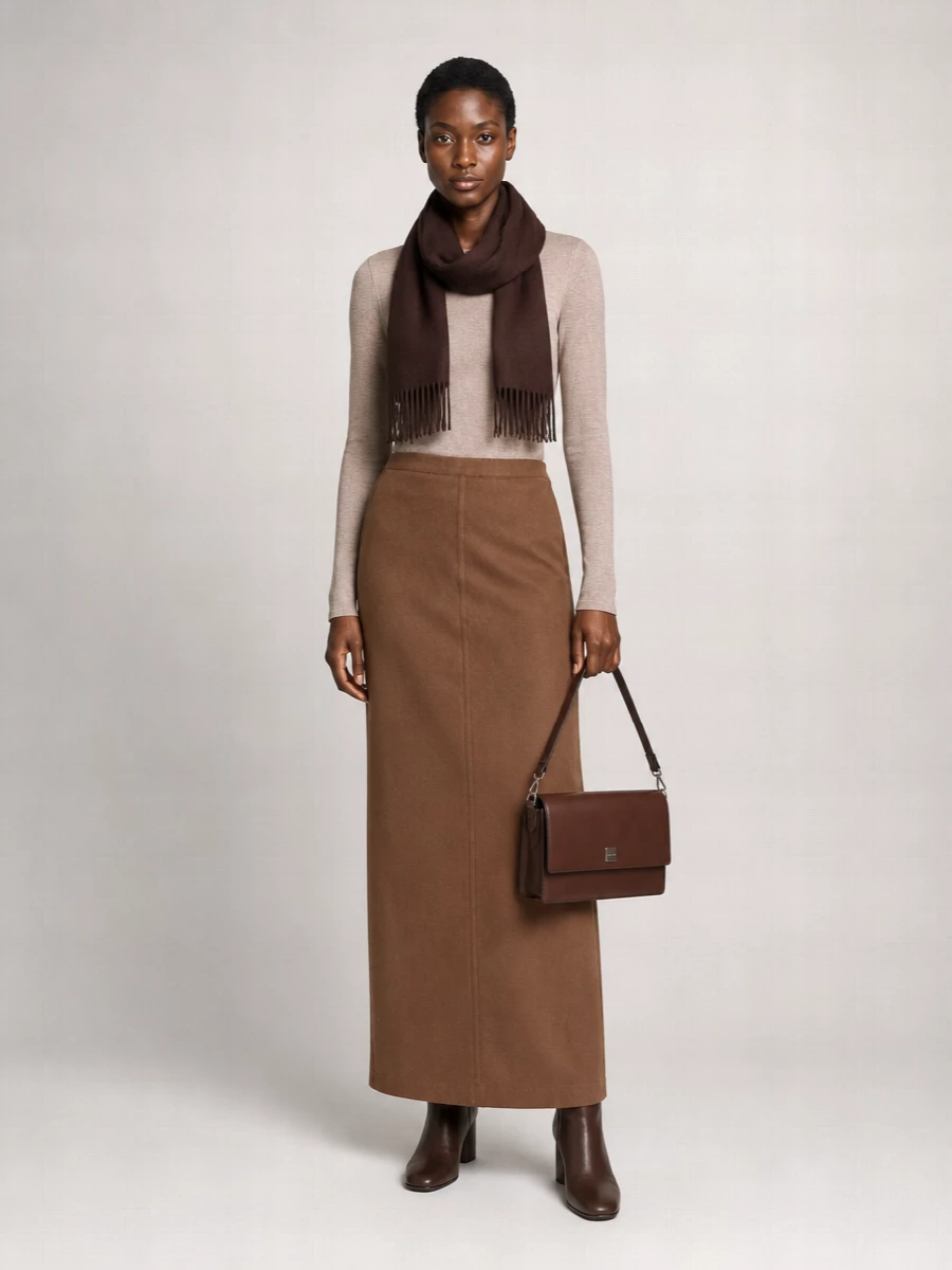Max Mara cashmere high-rise skirt