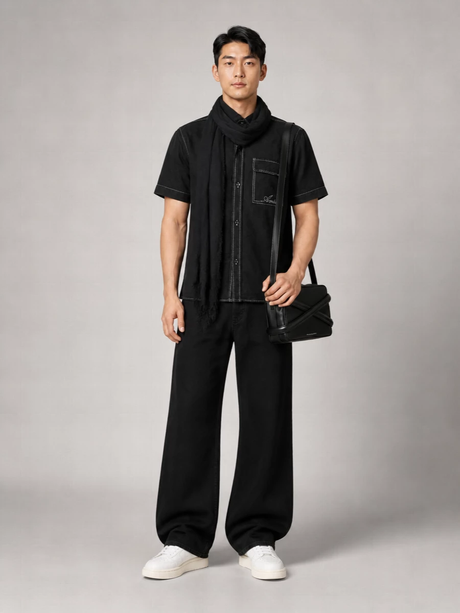 Amiri Linen Blend Shirt