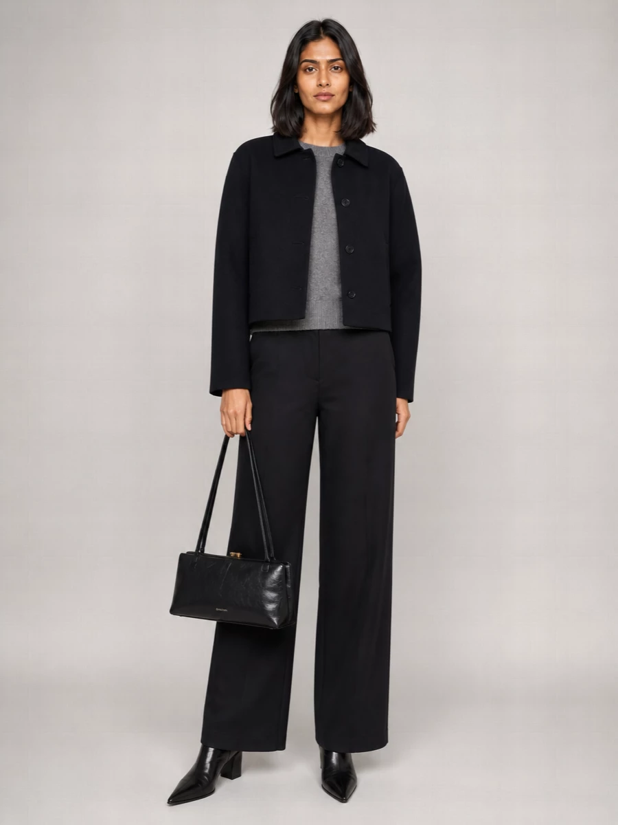 Jil Sander Cropped Single Breasted Jacket