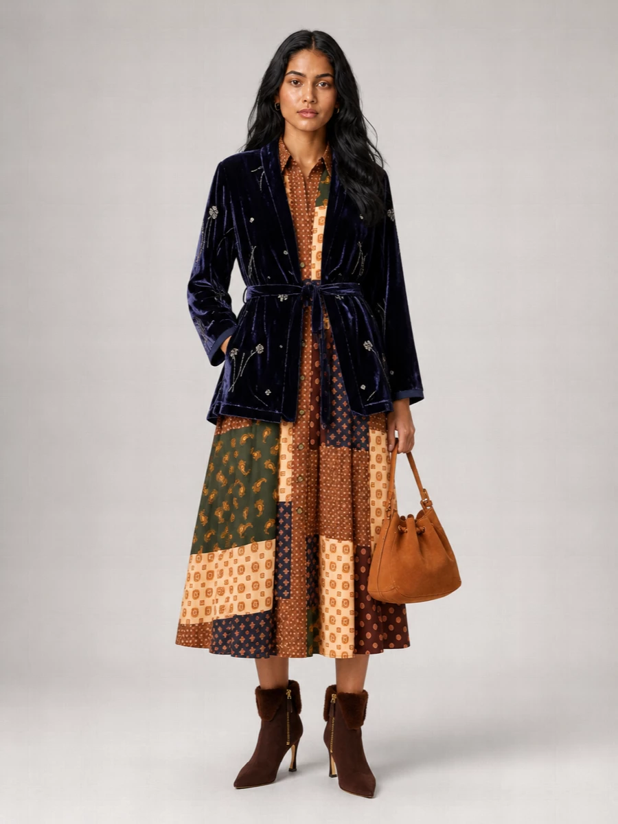 Zimmermann Silk Blend Printed Midi Dress