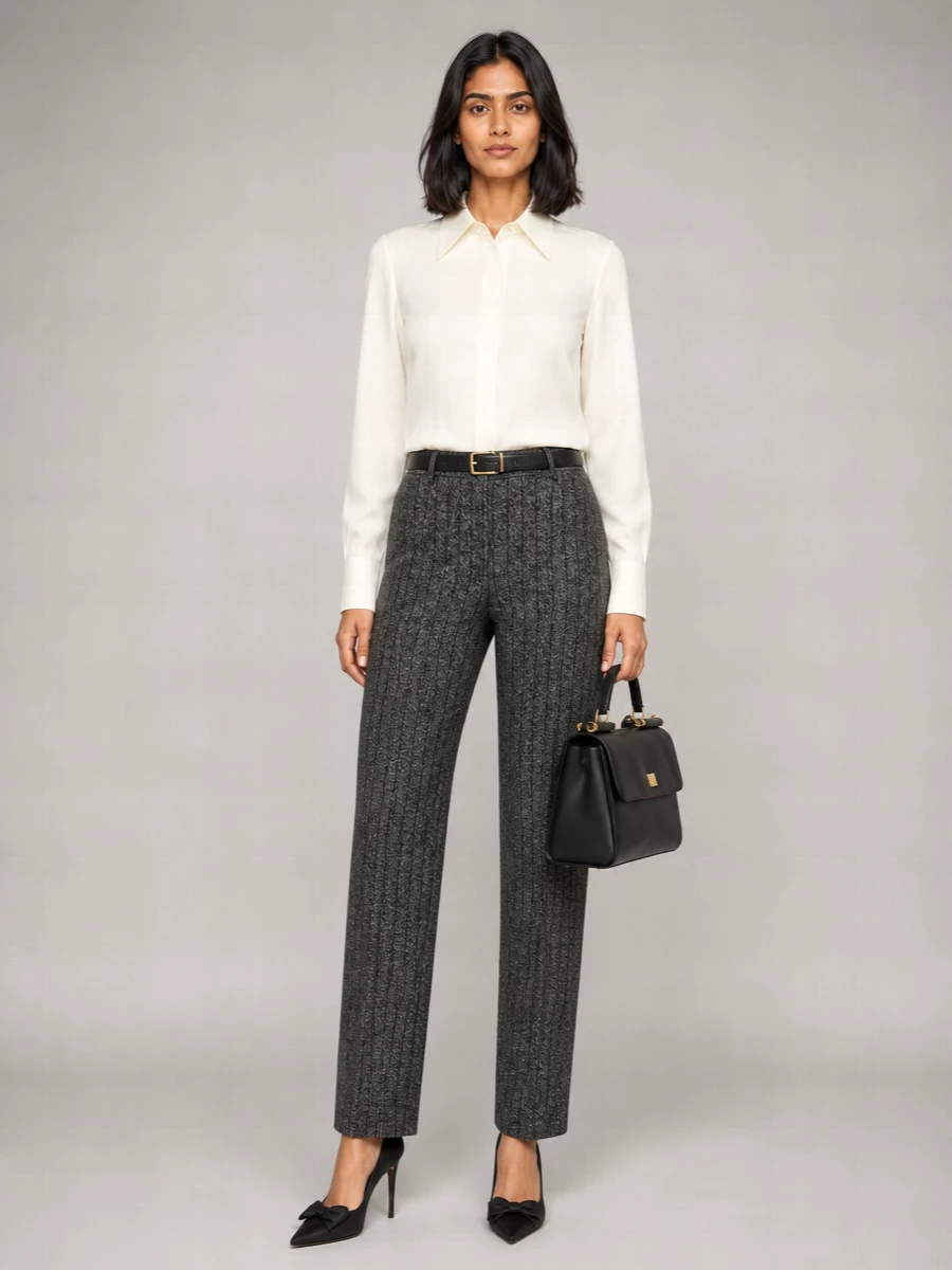 Dolce&Gabbana Striped Straight-Leg Trousers