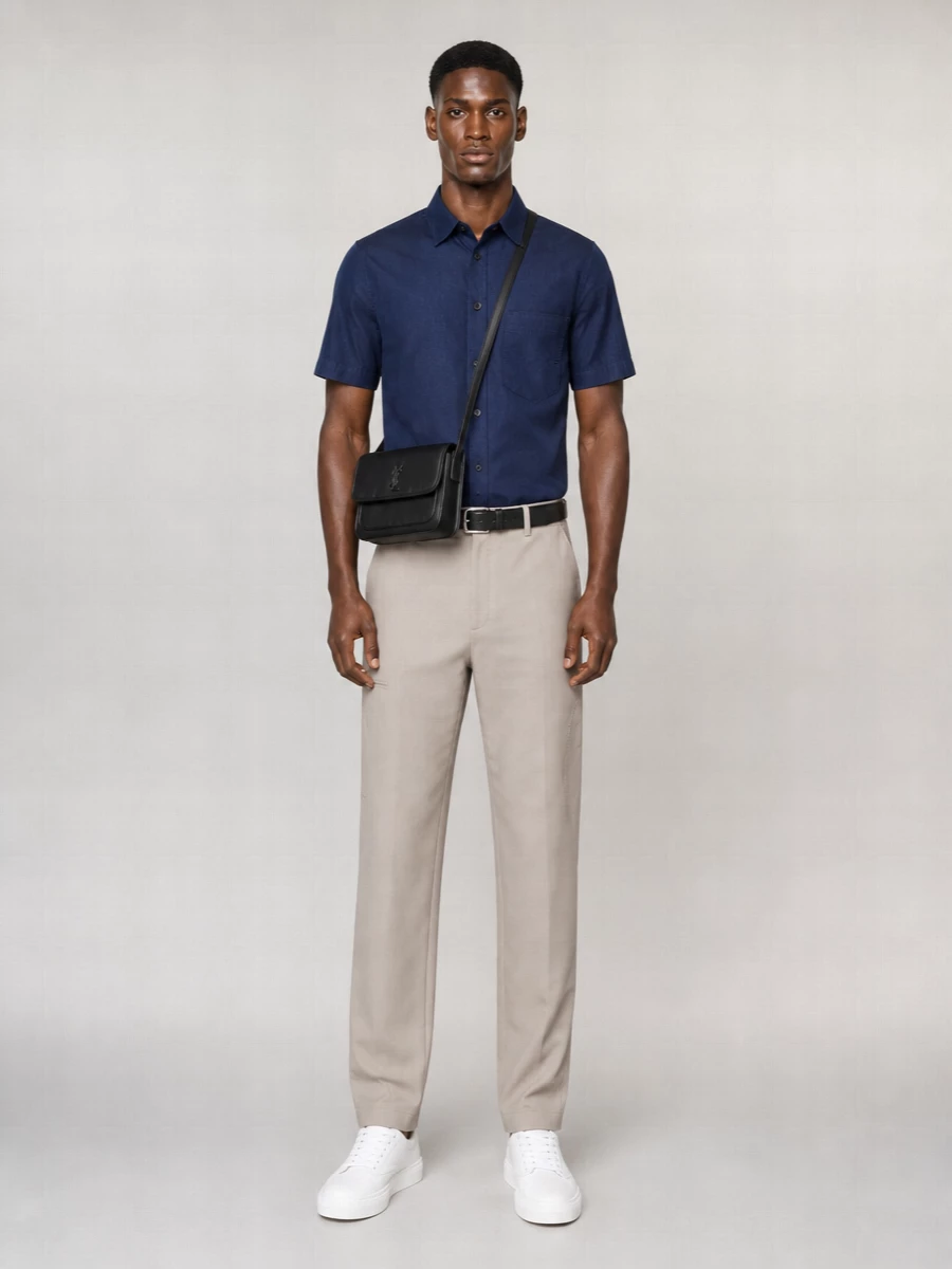Givenchy Denim Regular-Fit Short-Sleeve Shirt