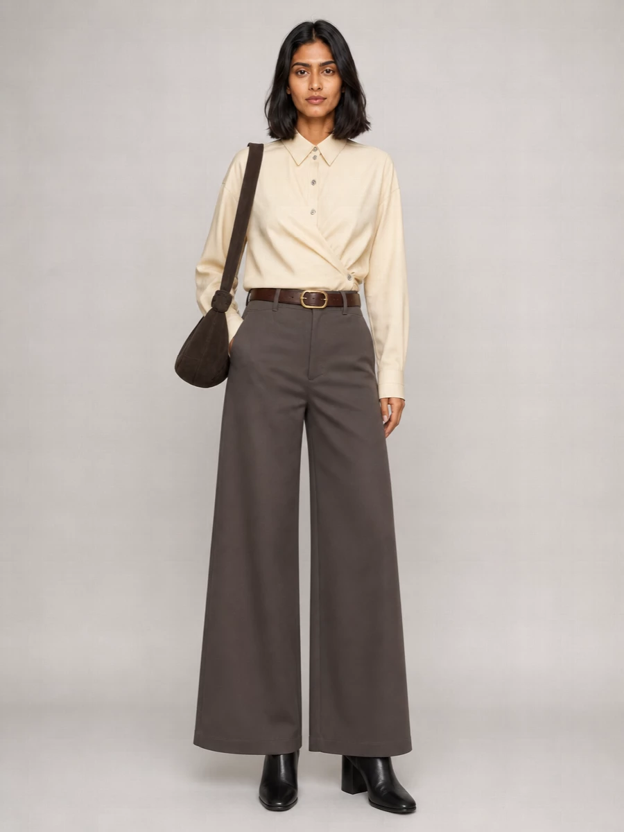 Lemaire Cotton Straight-Leg Trousers