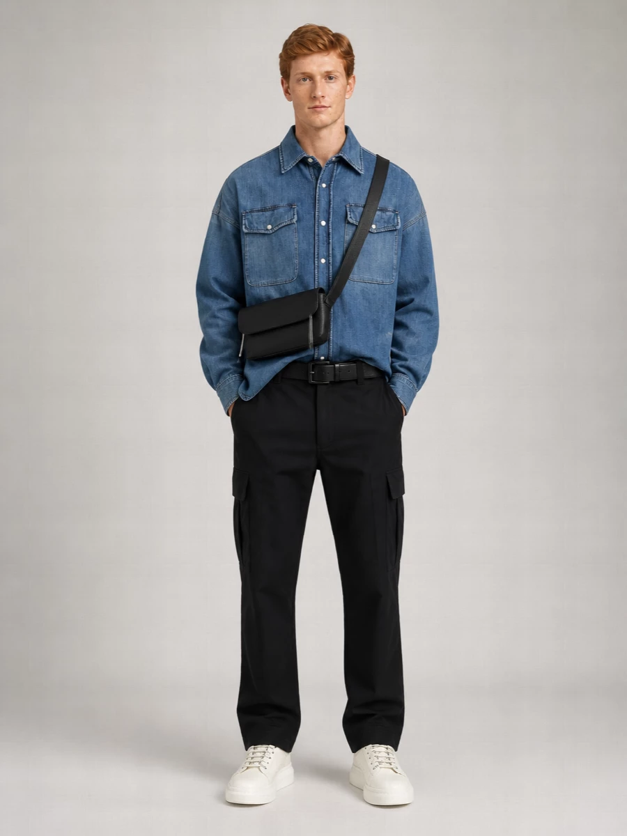 Alexander Mcqueen Quilted Denim Shirt