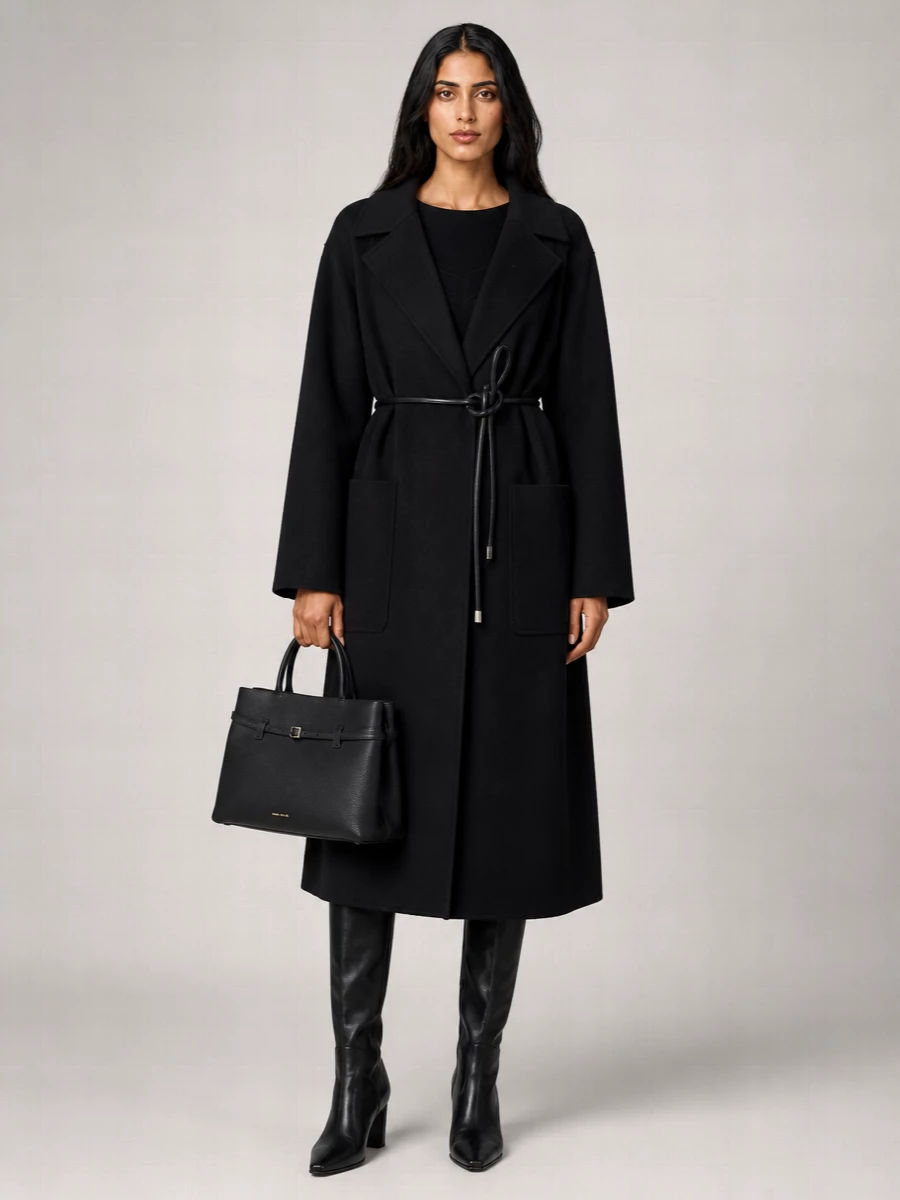 Sportmax virgin wool belted jacket