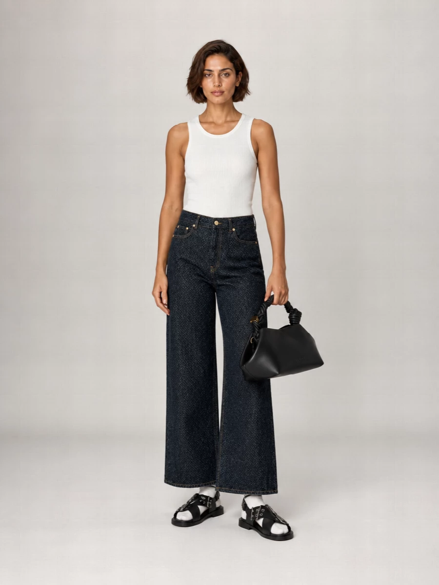 Ganni Ribbed Tank Top