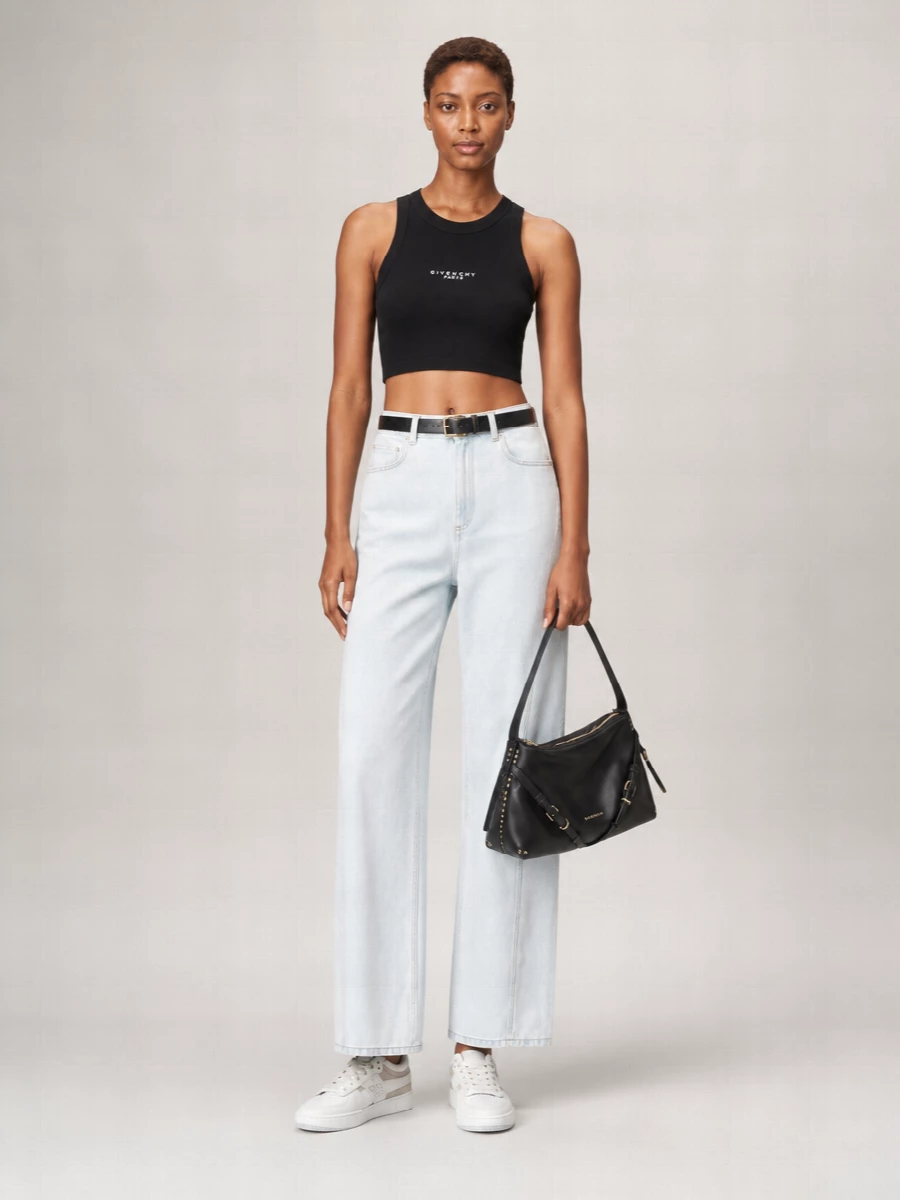 Givenchy Voyou Mini Leather Studded Shoulder Bag