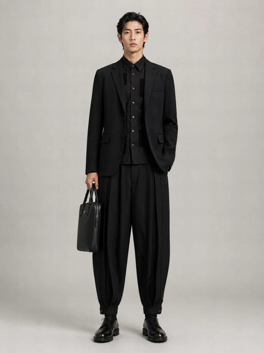 Comme Des Garçons Oversized Single-Breasted Blazer