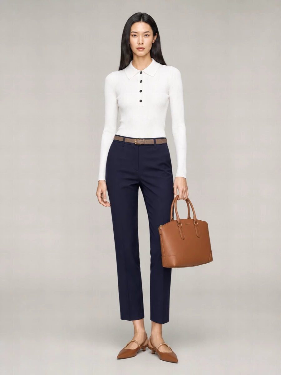 Michael Kors Midnight Triacetate Blend Pant