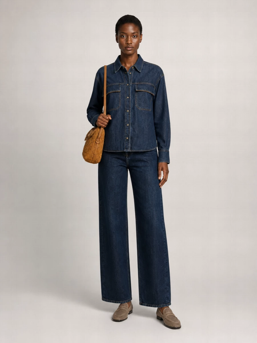 Brunello Cucinelli Casual Denim Shirt