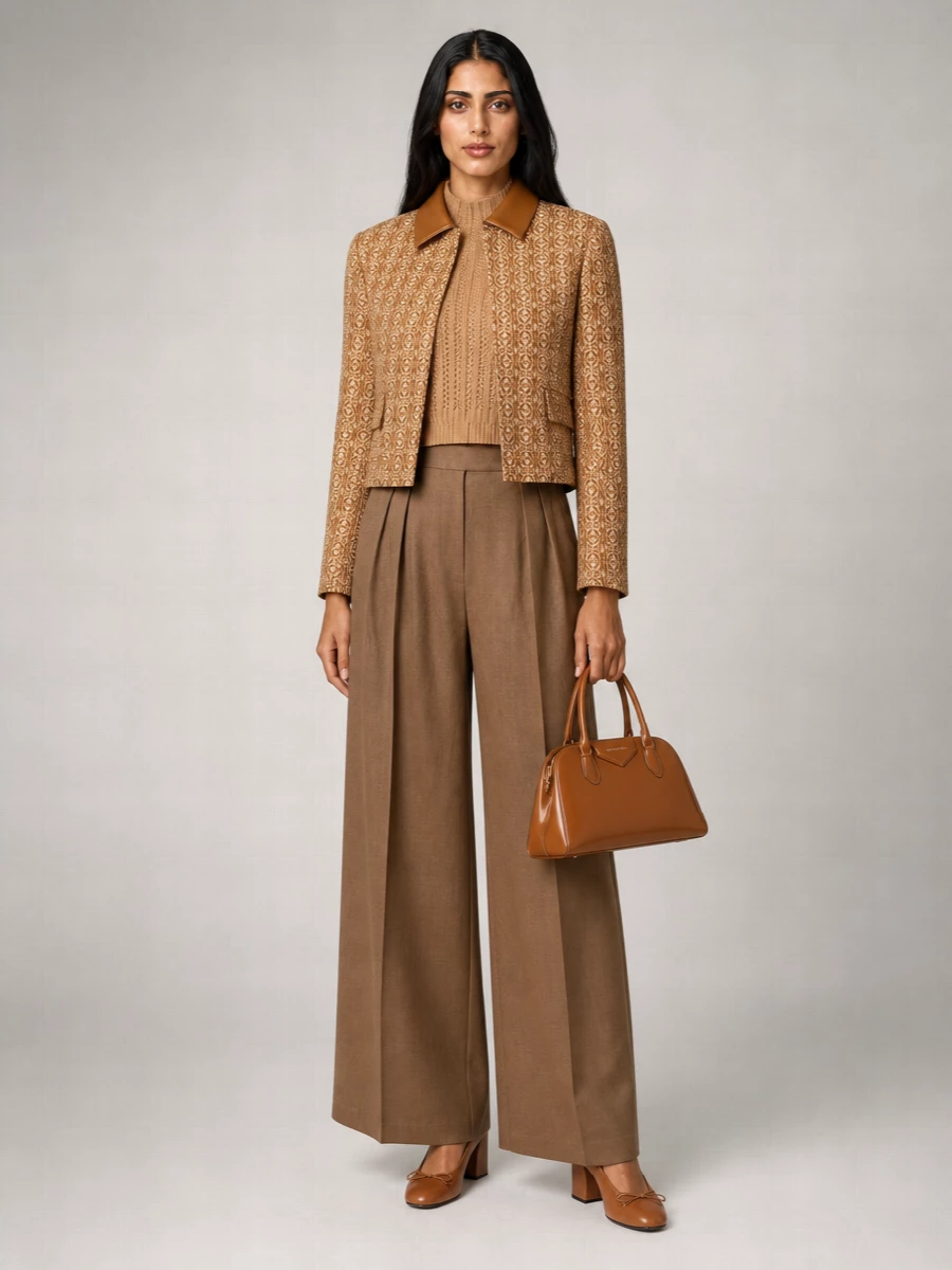 Max Mara Jacquard Fitted Jacket