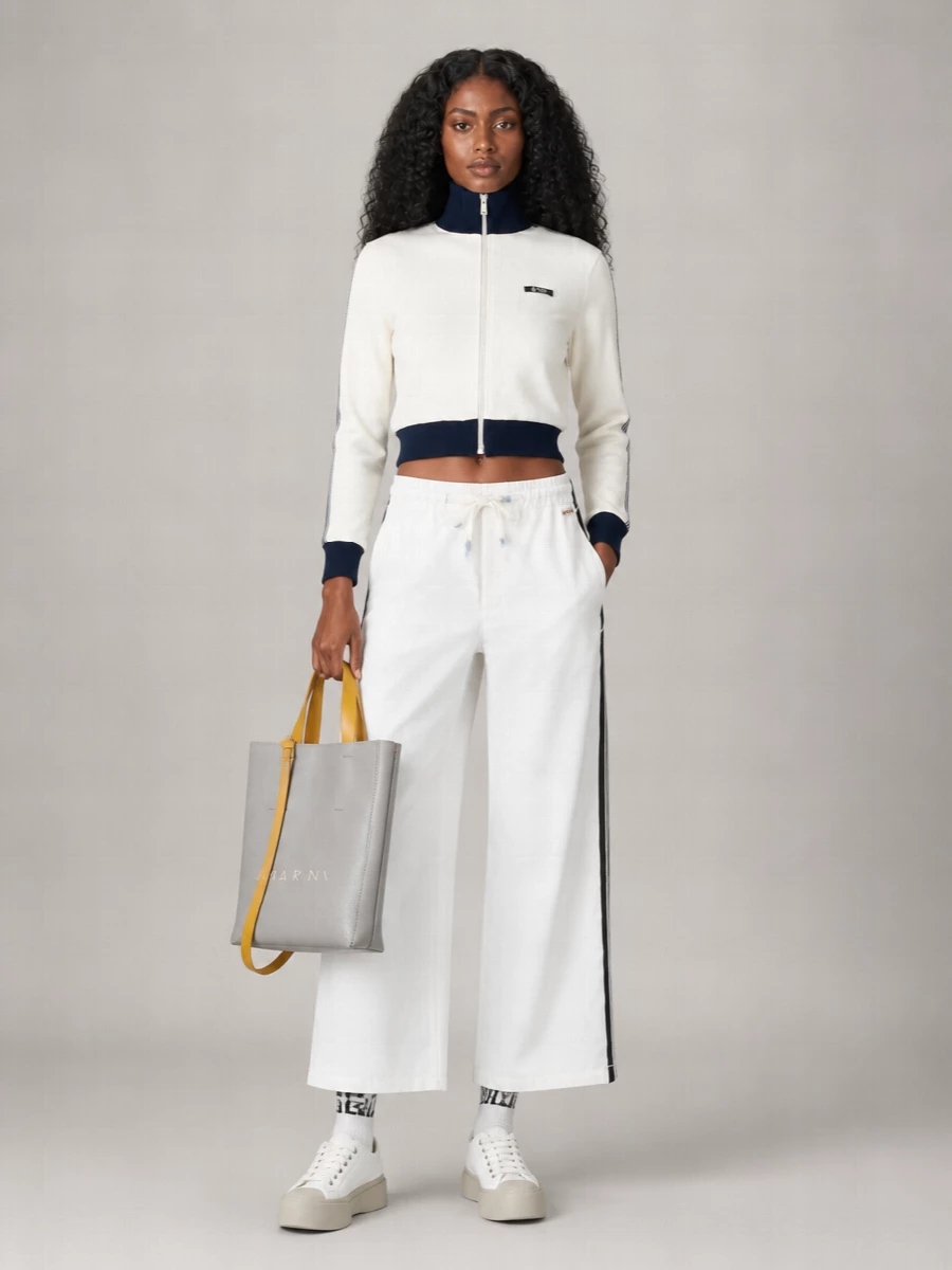 Marni Straight-Leg Wide-Leg Trousers