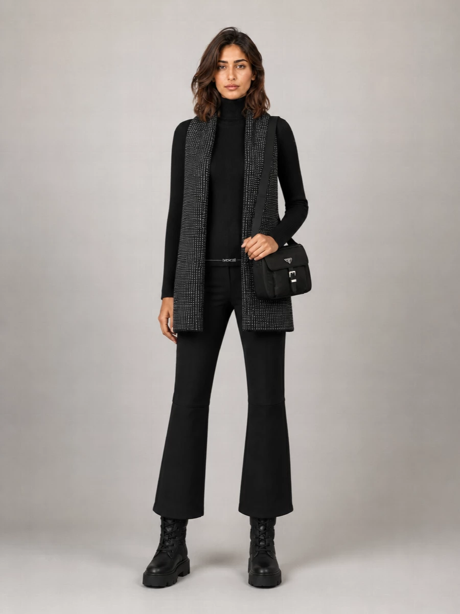Moncler Grenoble flared ski trousers