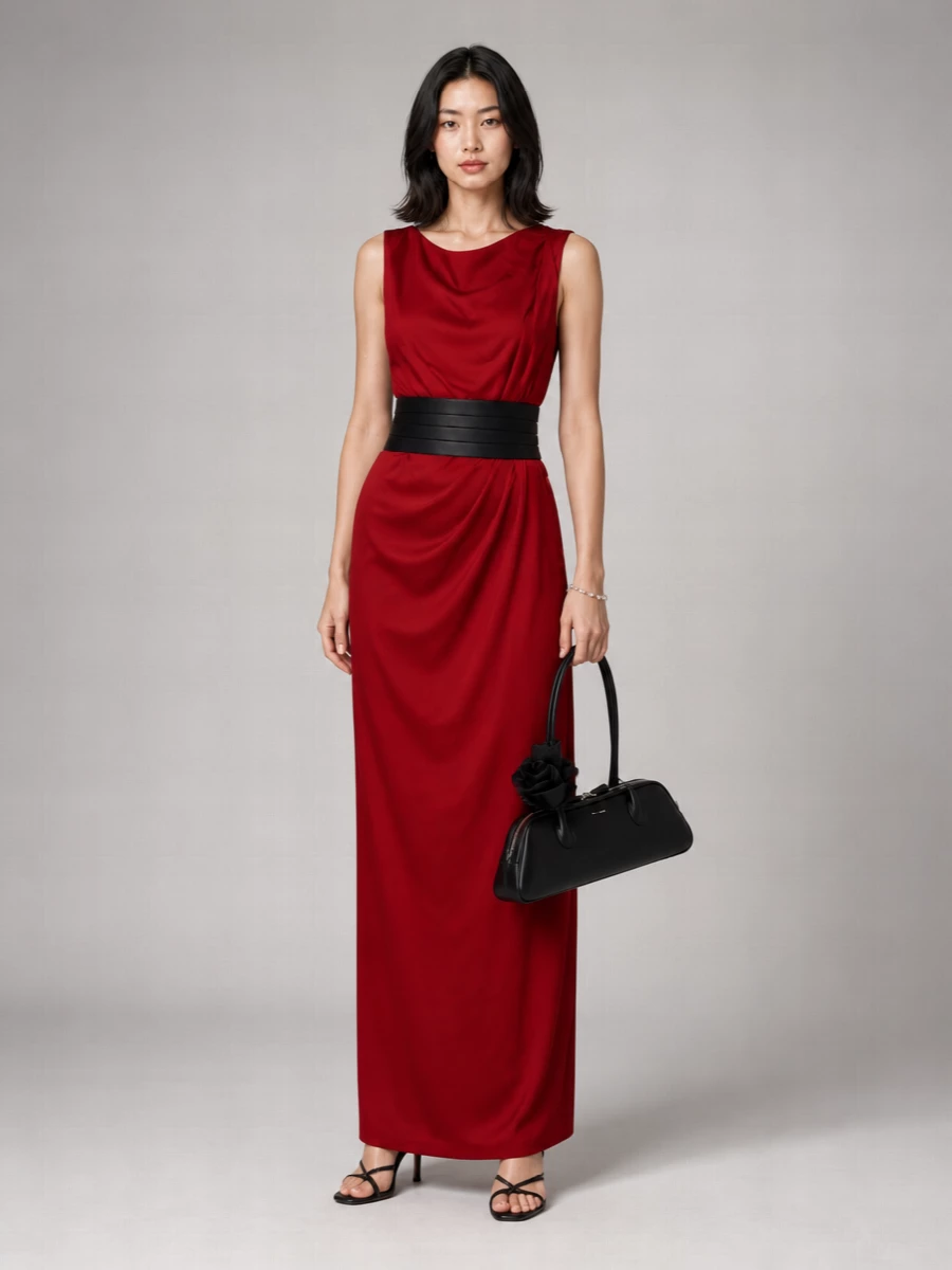 Maison Margiela Silk Maxi Dress