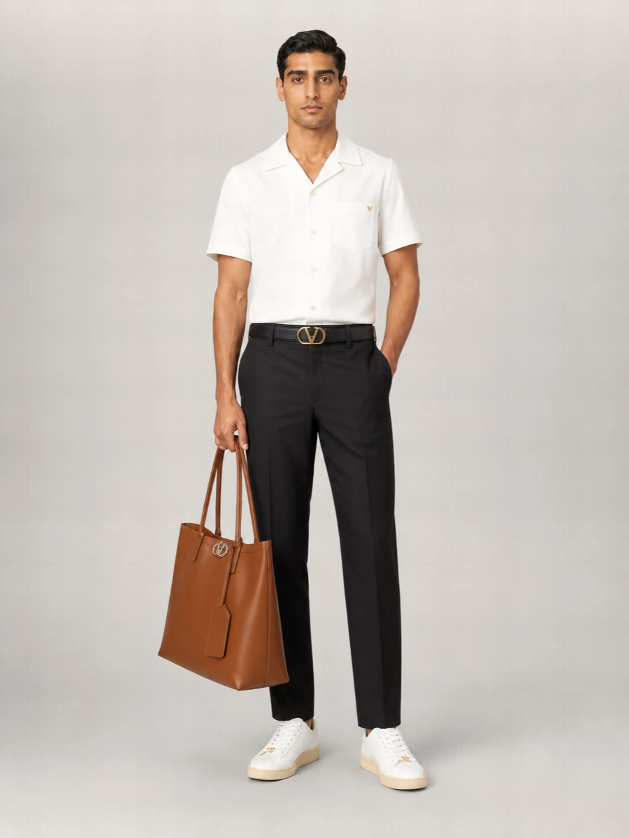 Valentino Garavani Leather Low-Top Sneakers