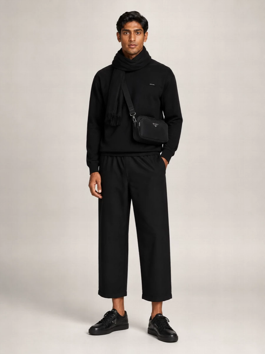 Prada stretch nylon chino shorts