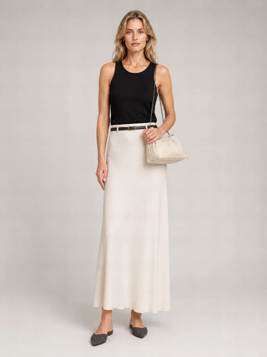 Brunello Cucinelli Cashmere Silk Sparkling Knit Sleeveless Tank Top