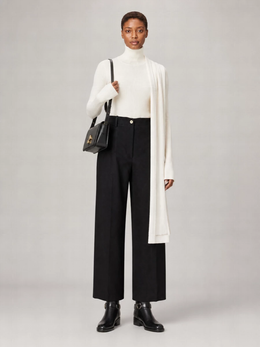 Patou Ribbed Turtleneck Jumper