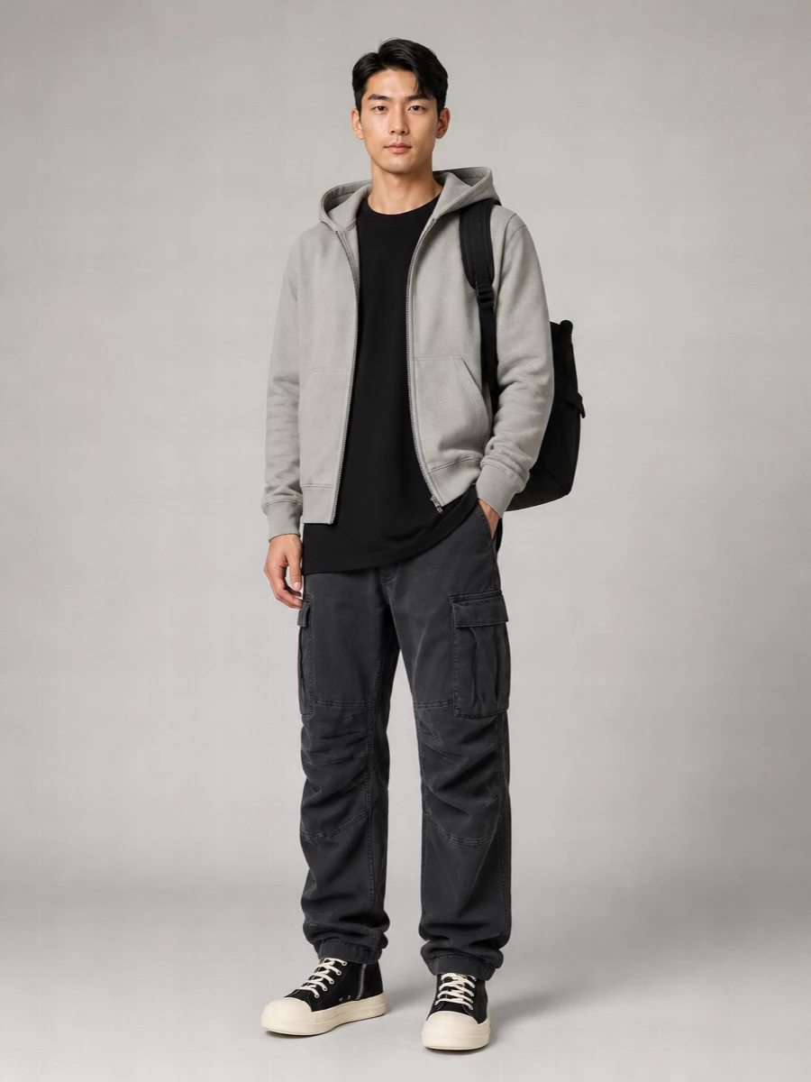 Rick Owens Drkshdw Cotton Hooded Jacket