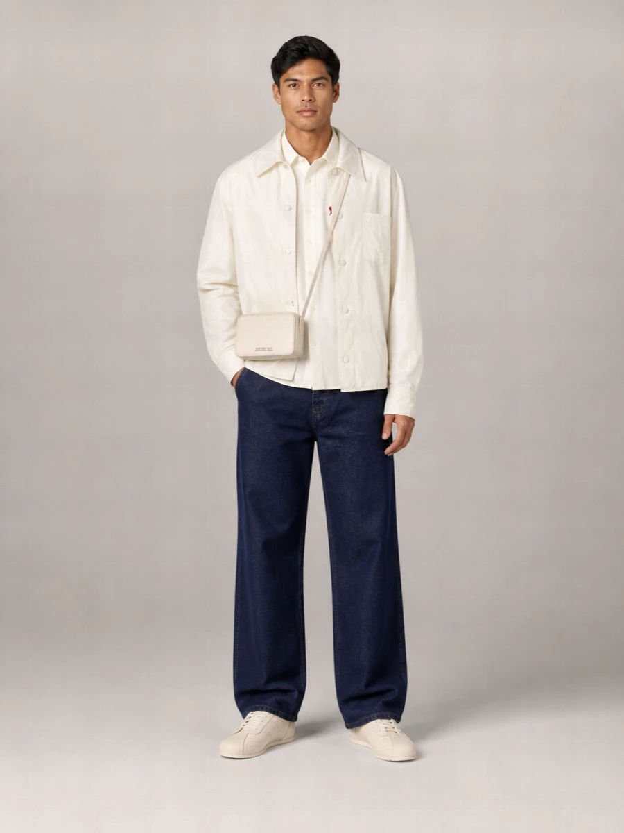 Ami Paris Padded Shirt Jacket