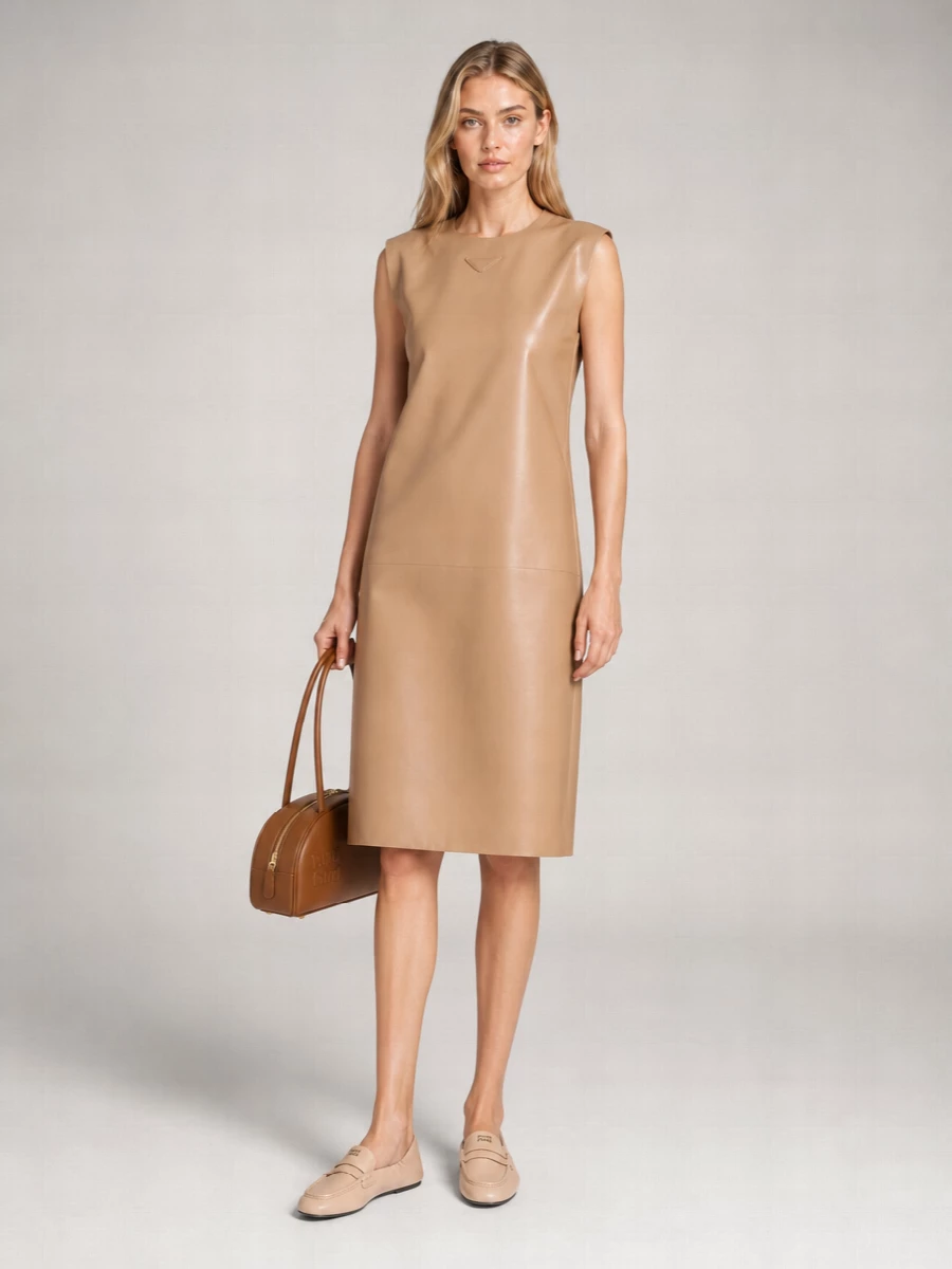 Miu Miu Beau Leather Shoulder Bag