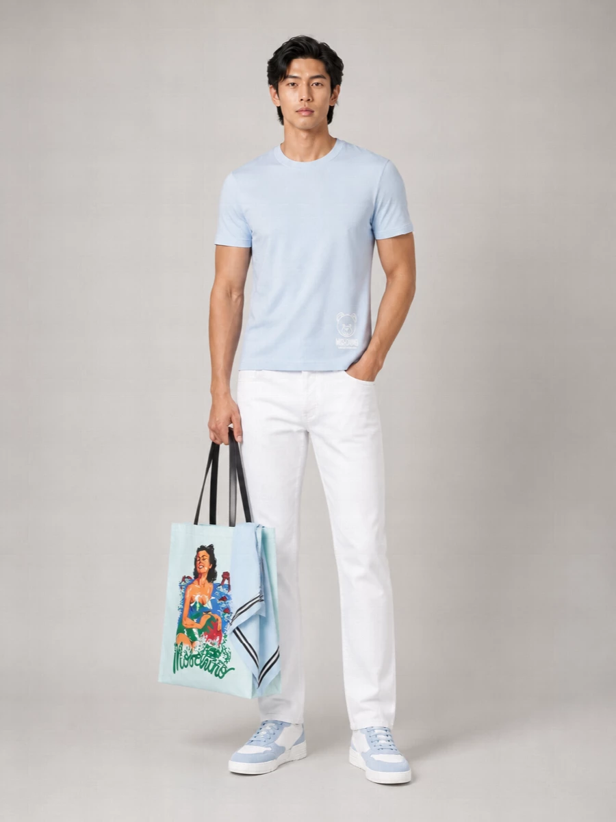 Moschino Crew Neck Short Sleeve T-Shirt