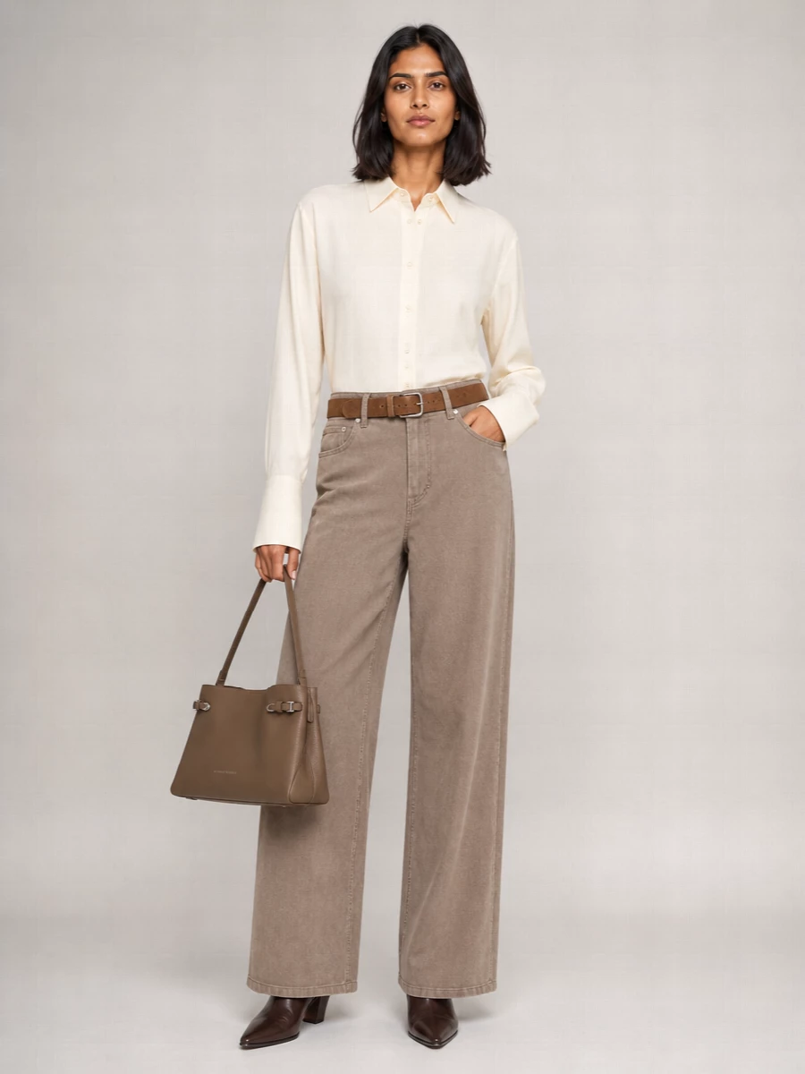 Brunello Cucinelli Ribbed Straight-Leg Pants