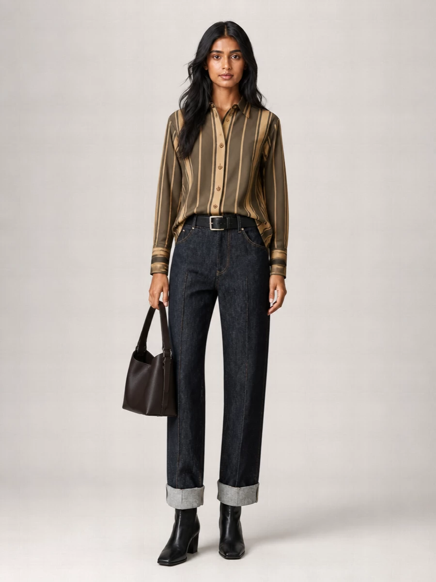 Stella Mccartney Denim Straight-Leg Jeans